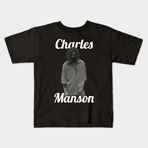 Charles Manson / 1934 Kids T-Shirt by glengskoset